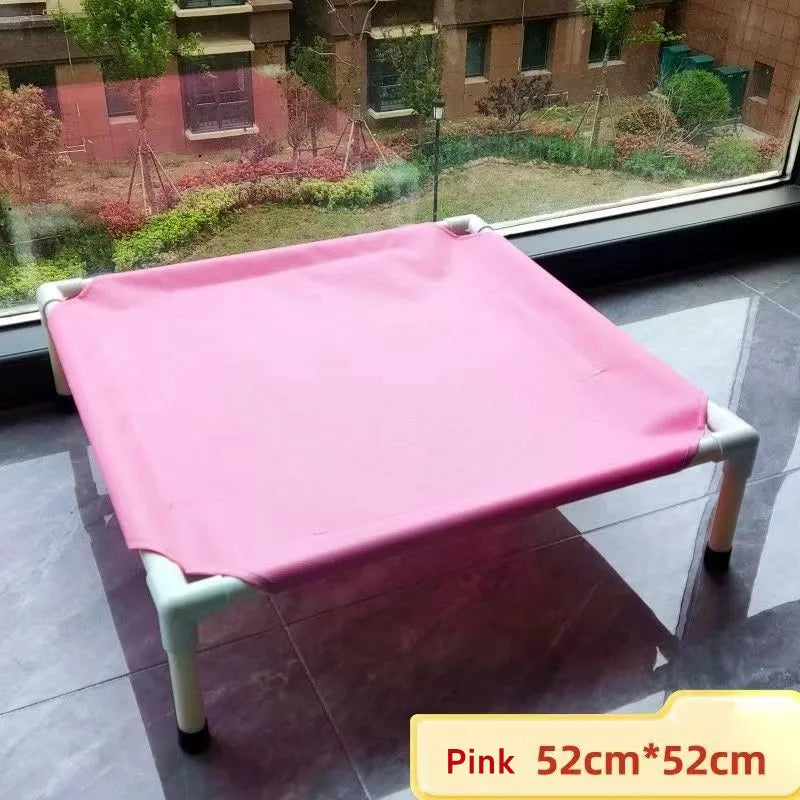Elevated Folding Pet Camping Bed | Portable Washable Dog & Cat Hammock