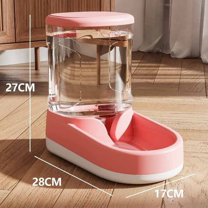 Automatic Pet Water Fountain & Feeder – Cordless Drinking Dispenser for Cats & Dogs