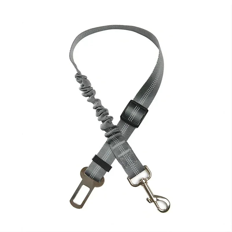 Reflective Dog Car Tether | Adjustable Safety Seat Belt Harness