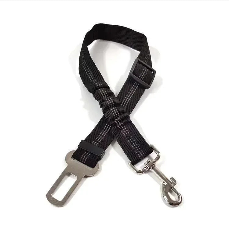 Reflective Dog Car Tether | Adjustable Safety Seat Belt Harness