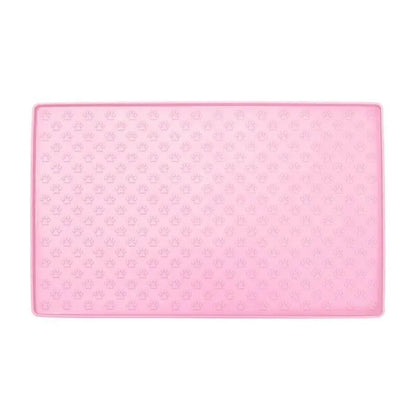 Foldable Silicone Pet Feeding Mat – Non-Slip, Waterproof & Easy to Clean for Dogs & Cats