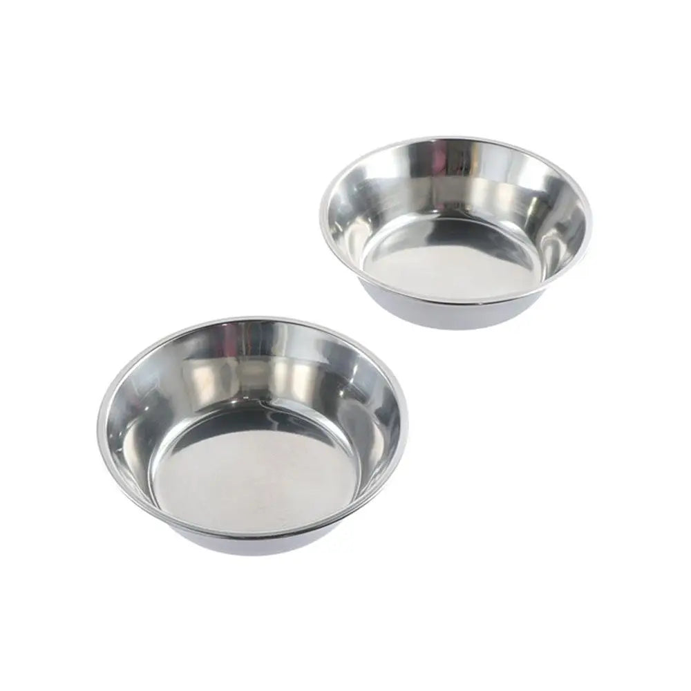 Stainless Steel Pet Bowl – Food & Water Feeder for Dogs & Cats | S to XXL