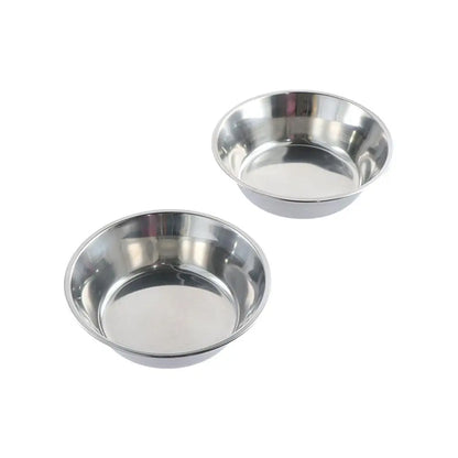 Stainless Steel Pet Bowl – Large Capacity Non-Rust Food & Water Bowl for Dogs & Cats