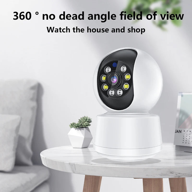 4K Rotating Smart Pet Camera | WiFi, Night Vision & Two-Way Audio