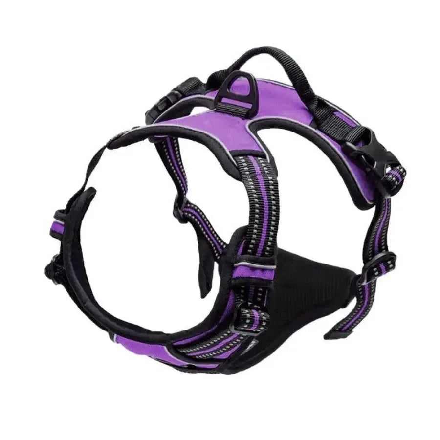 Dog Vest Harness – Lightweight Adjustable Collar & Harness Set for Small & Medium Dogs