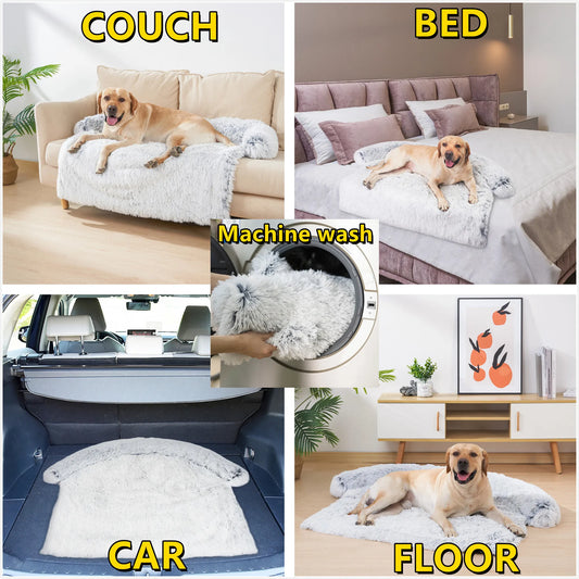 Soft Pet Sofa Bed – Washable Furniture Protector Mat for Dogs & Cats
