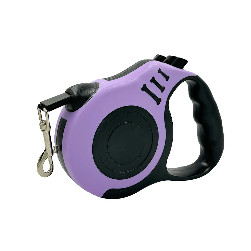 Retractable Dog & Cat Leash – 3m & 5m | Nylon Lead for Small Pets