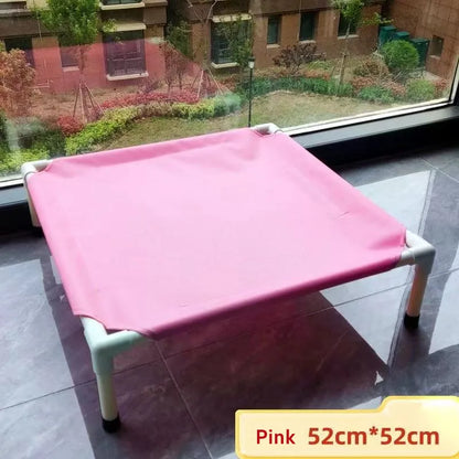 Elevated Folding Pet Camping Bed | Portable Washable Dog & Cat Hammock