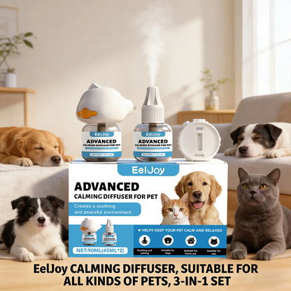 Pet Comfort Diffuser Kit – Soothing Liquid for Dogs & Cats