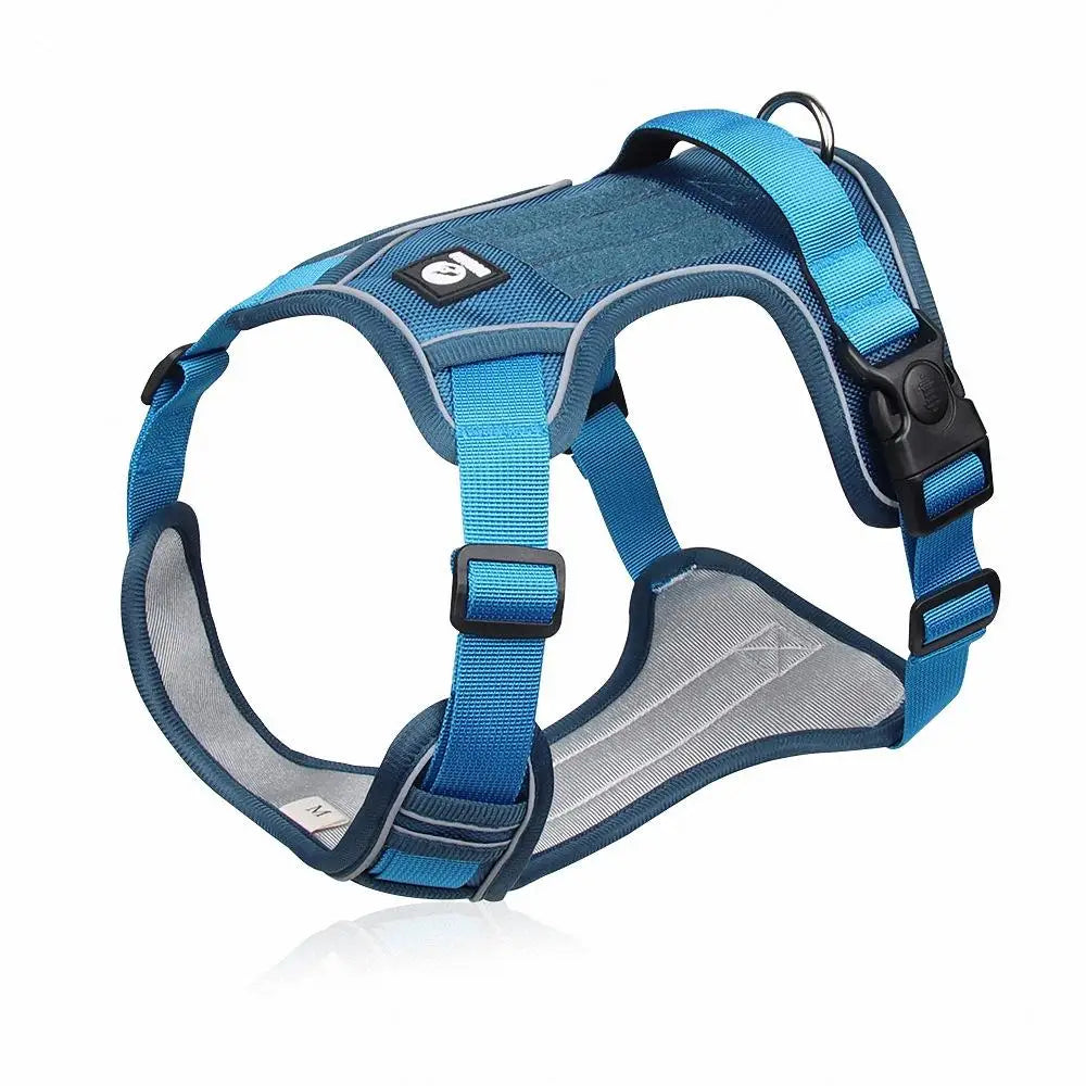 Reflective Oxford Vest Dog Harness — Adjustable for Medium & Large Breeds
