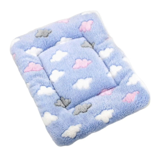 Soft Plush Pet Bed Mat – Warm Cosy Kennel Cushion for Cats, Dogs & Small Pets