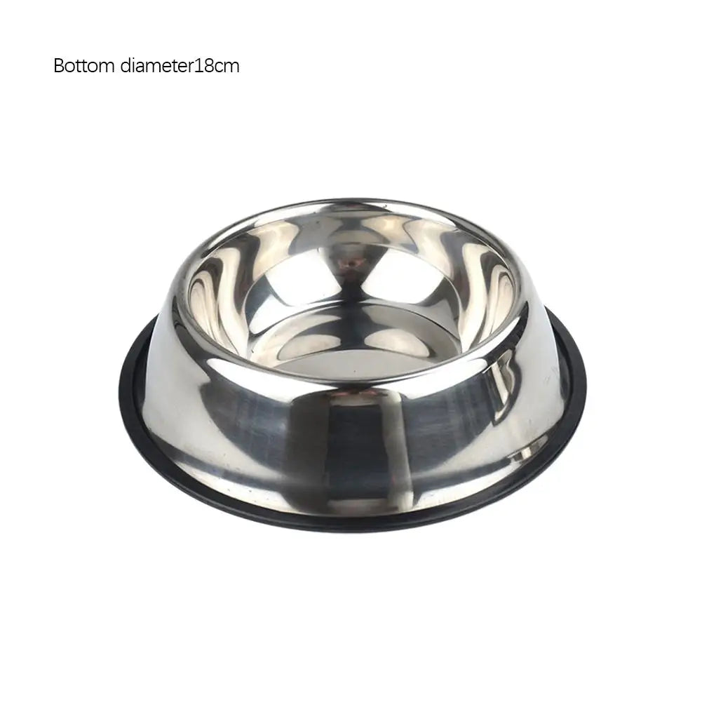 Stainless Steel Pet Bowl – Anti-Slip, Anti-Ant Food & Water Dish for Dogs & Cats