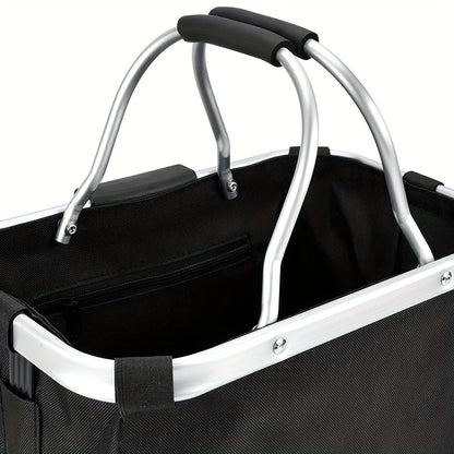 Foldable Pet Bike Basket – Handlebar Carrier for Cats & Dogs