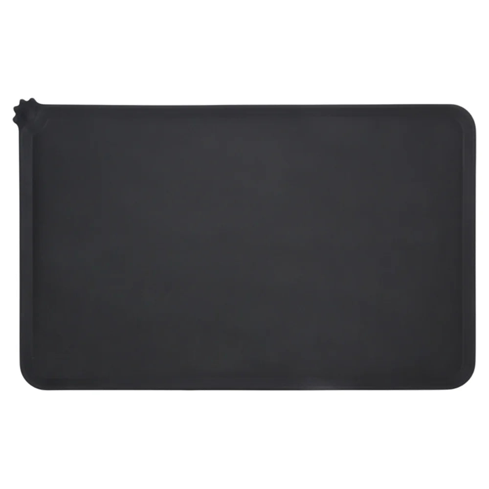 Silicone Anti-Spill Pet Feeding Mat – Non-Slip Food & Water Bowl Pad for Cats & Dogs