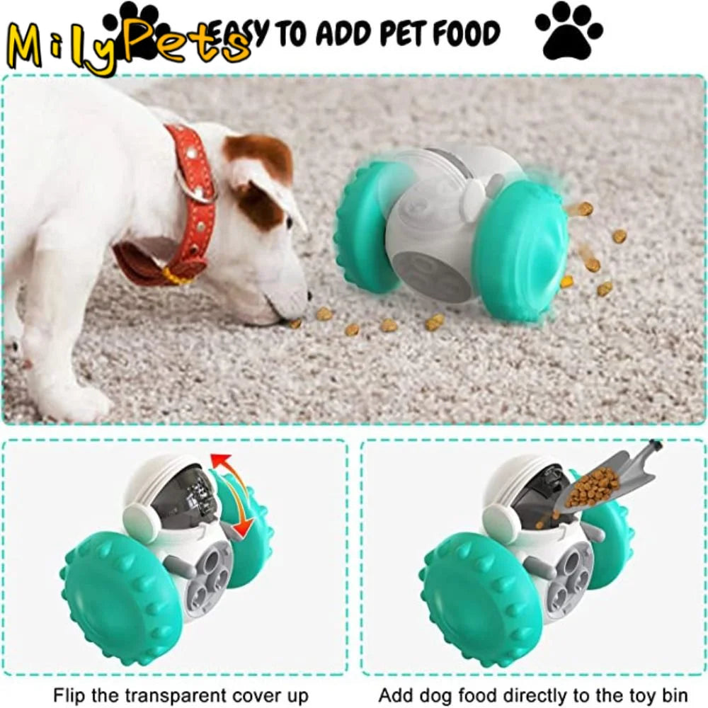 Robot-Shaped Interactive Dog Puzzle Toy – Treat Dispenser Slow Feeder Brain Game