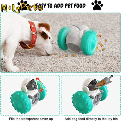 Robot-Shaped Interactive Dog Puzzle Toy – Treat Dispenser Slow Feeder Brain Game
