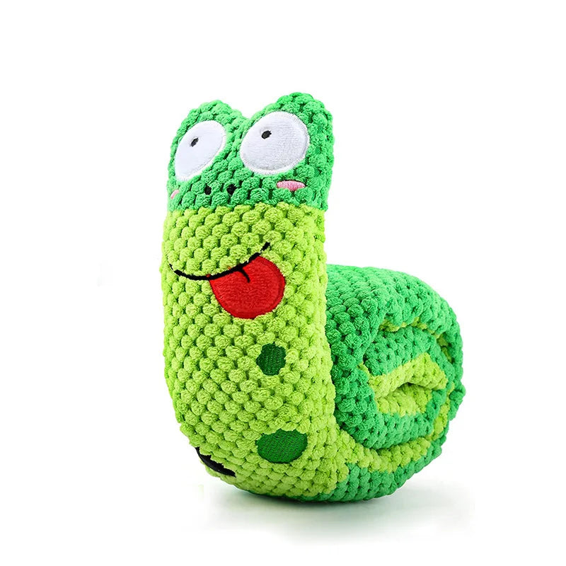 Plush Squeaky Puzzle Feeder Dog Toy – Interactive Snack-Hiding Toy for Dogs & Puppies