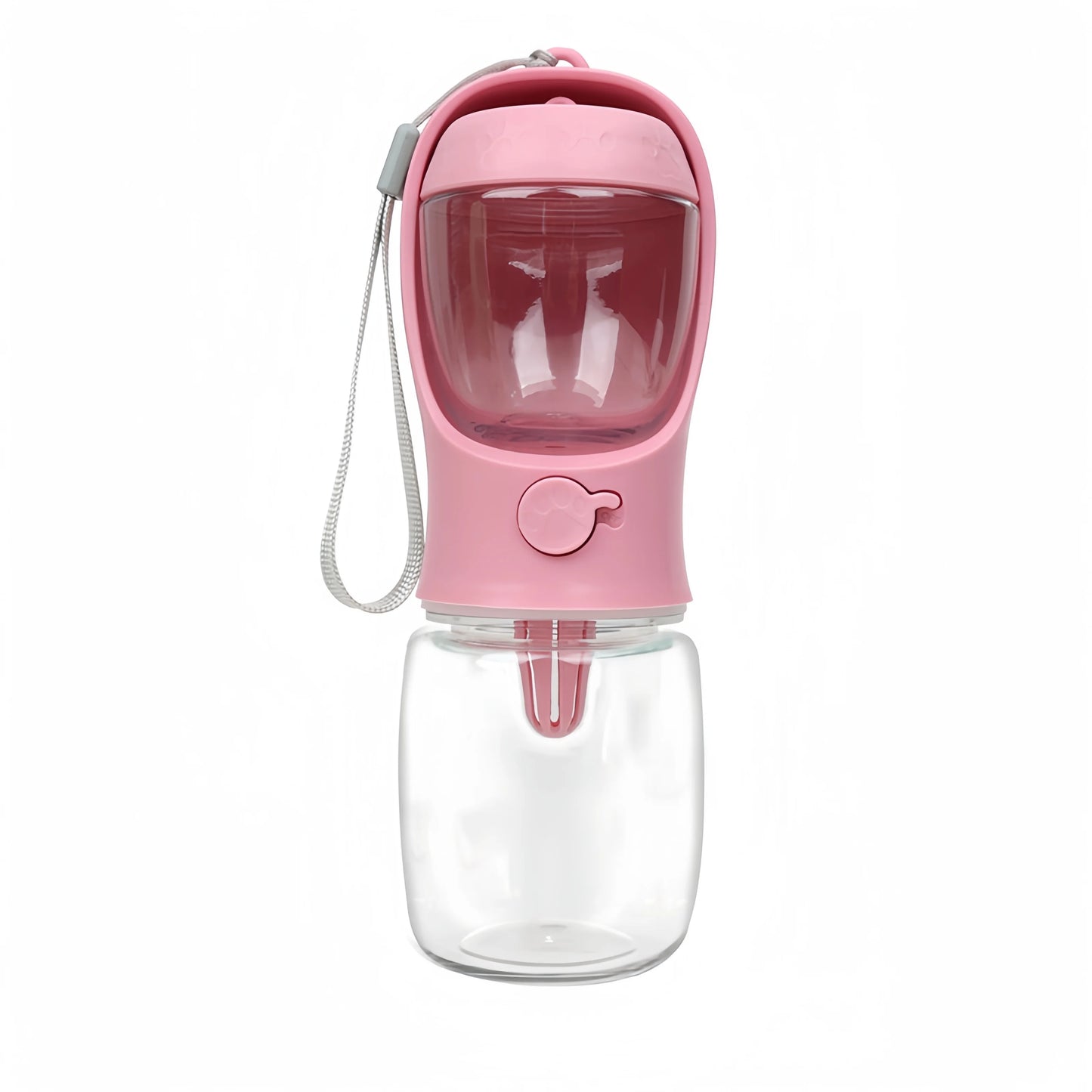 Portable Pet Travel Water Bottle | Food Grade with Snack Dispenser