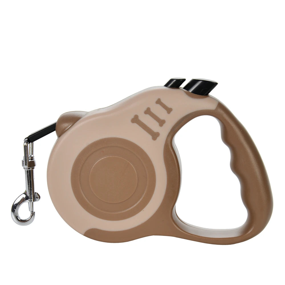 Retractable Dog & Cat Leash – 3m & 5m | Nylon Lead for Small Pets