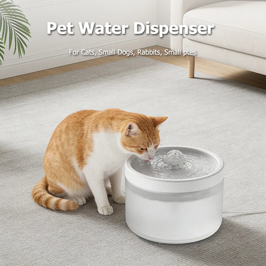 1.8L Automatic Pet Water Fountain – Silent Filter Dispenser for Cats, Dogs & Rabbits