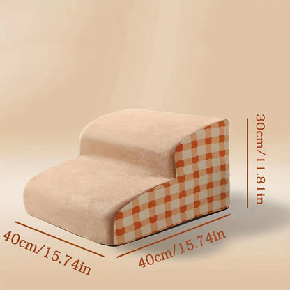 Non-Slip Pet Stairs – 2 & 3 Step Foam Steps for Dogs & Cats
