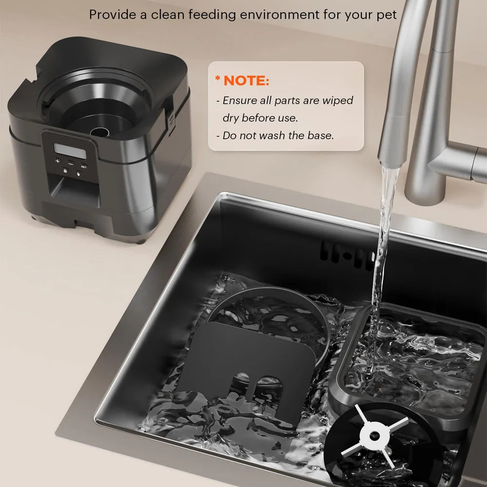 Smart Automatic Pet Feeder – Timed & Quantitative Food Dispenser for Cats & Dogs