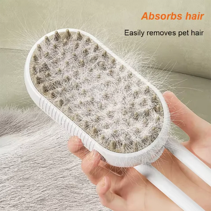Dog & Cat Steam Spray Grooming Brush
