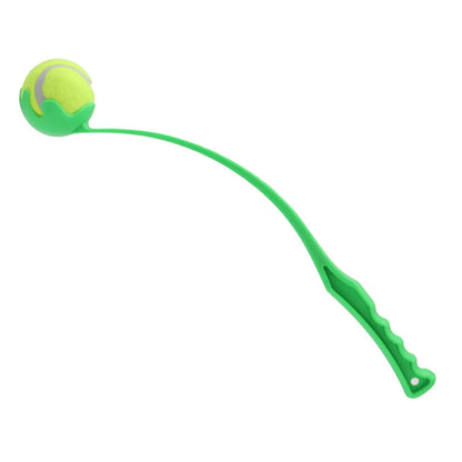 Dog Ball Thrower Stick | Outdoor Training & Play Toy with Tennis Ball