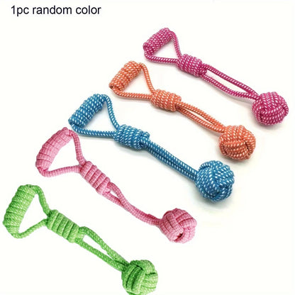 Dog Rope Toy with Ball | Durable Chew & Tug Toy for All Breeds