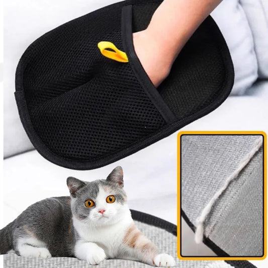 Pet Grooming Glove | Hair Remover Brush for Dogs & Cats
