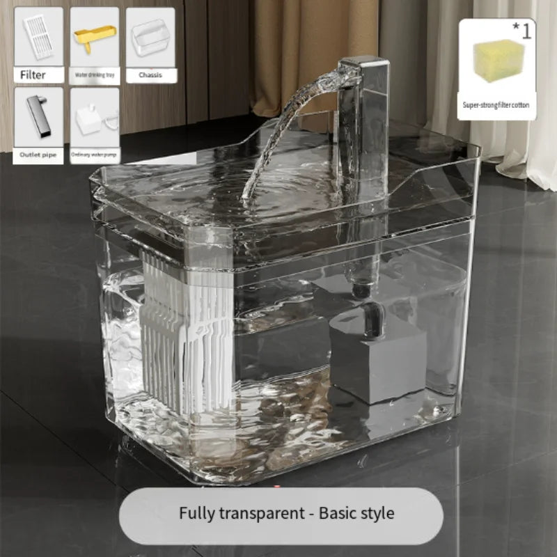 Automatic Cat Water Fountain with Filter & USB Pump