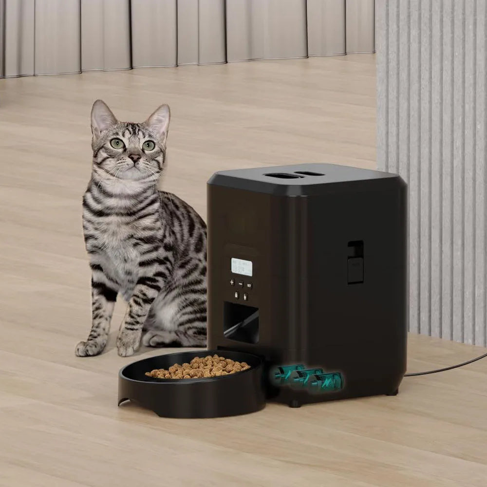 Smart Automatic Pet Feeder – Timed & Quantitative Food Dispenser for Cats & Dogs