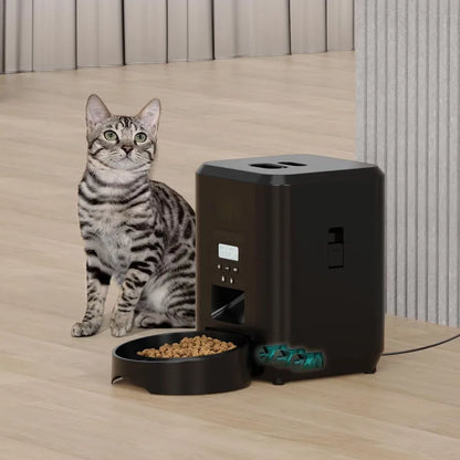 Smart Automatic Pet Feeder – Timed & Quantitative Food Dispenser for Cats & Dogs