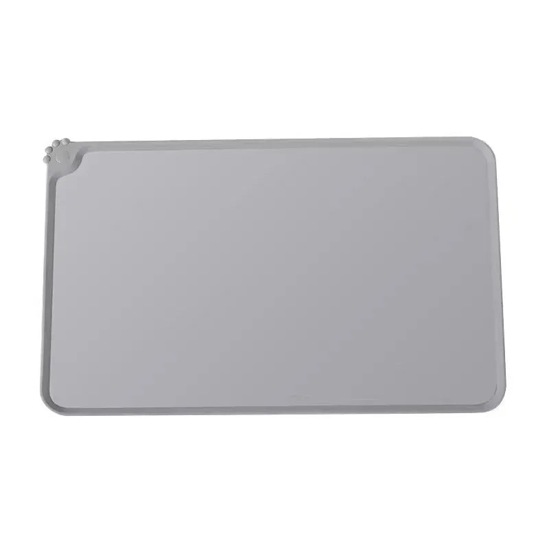 Waterproof Pet Feeding Mat – High Raised Edges Silicone Food Mat for Dogs & Cats