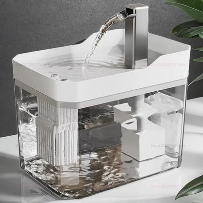 Automatic Cat Water Fountain with Filter & USB Pump