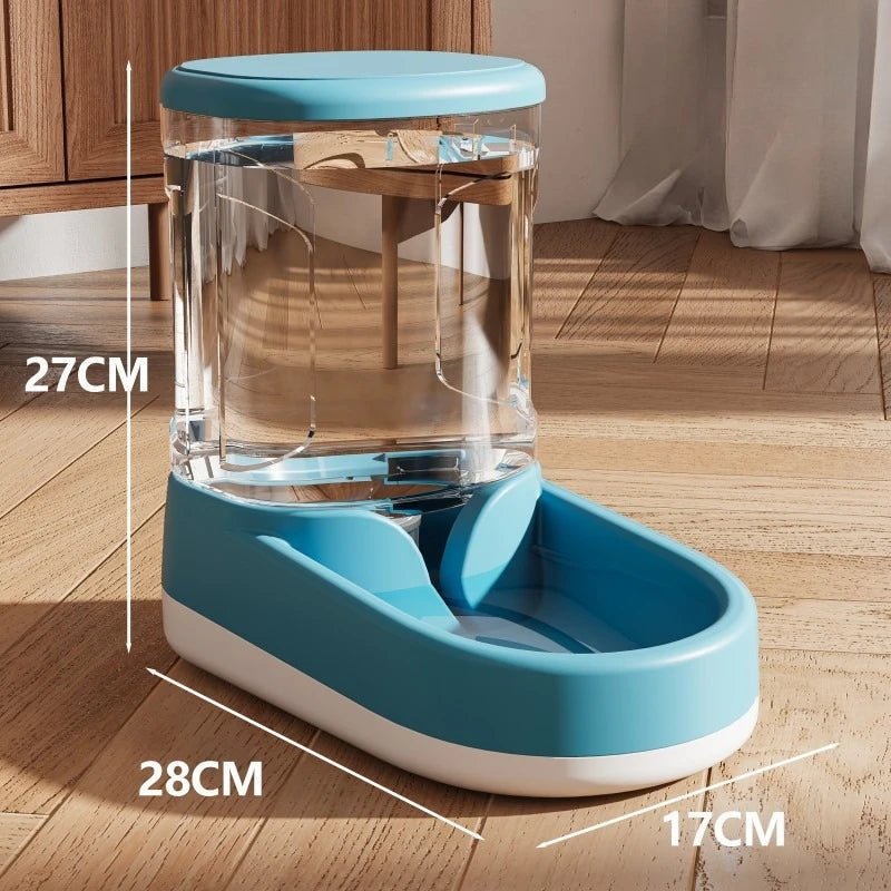 Automatic Pet Water Fountain & Feeder – Cordless Drinking Dispenser for Cats & Dogs