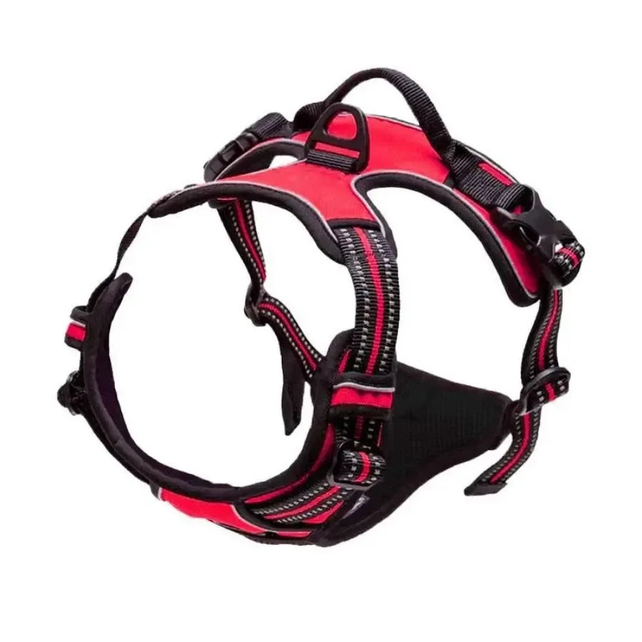 Dog Vest Harness – Lightweight Adjustable Collar & Harness Set for Small & Medium Dogs