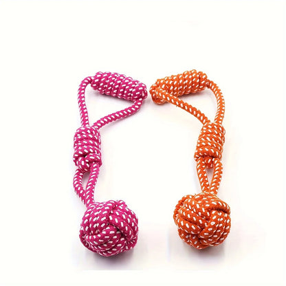 Dog Rope Toy with Ball | Durable Chew & Tug Toy for All Breeds