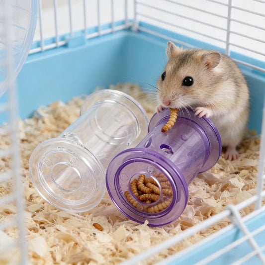 Bird & Parrot Foraging Puzzle Toy – Slow Feeder Treat Dispenser for Parrots, Budgies & Hamsters