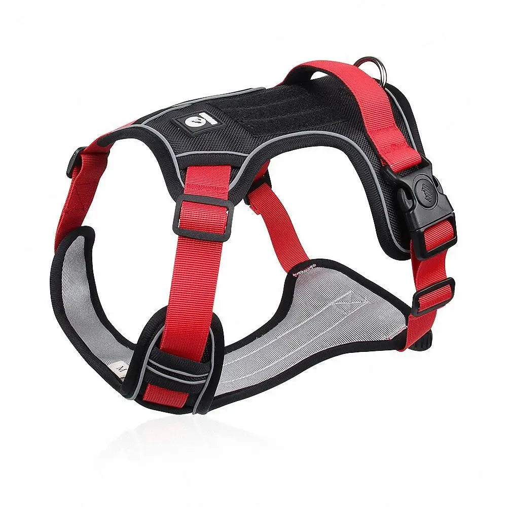 Reflective Oxford Vest Dog Harness — Adjustable for Medium & Large Breeds