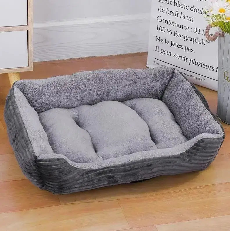Thick Plush Pet Bed Mat – Soft Cushion for Cats, Dogs & Puppies