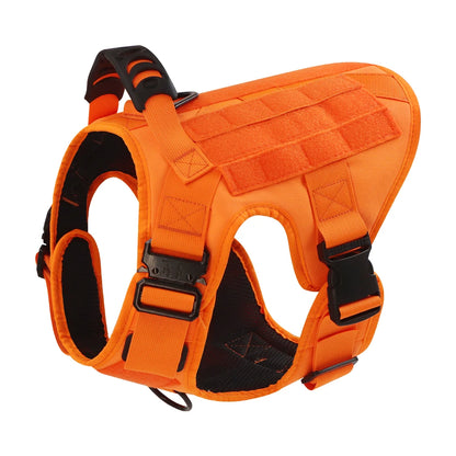 Military-Grade Tactical Dog Harness — Training Vest for Large Breeds