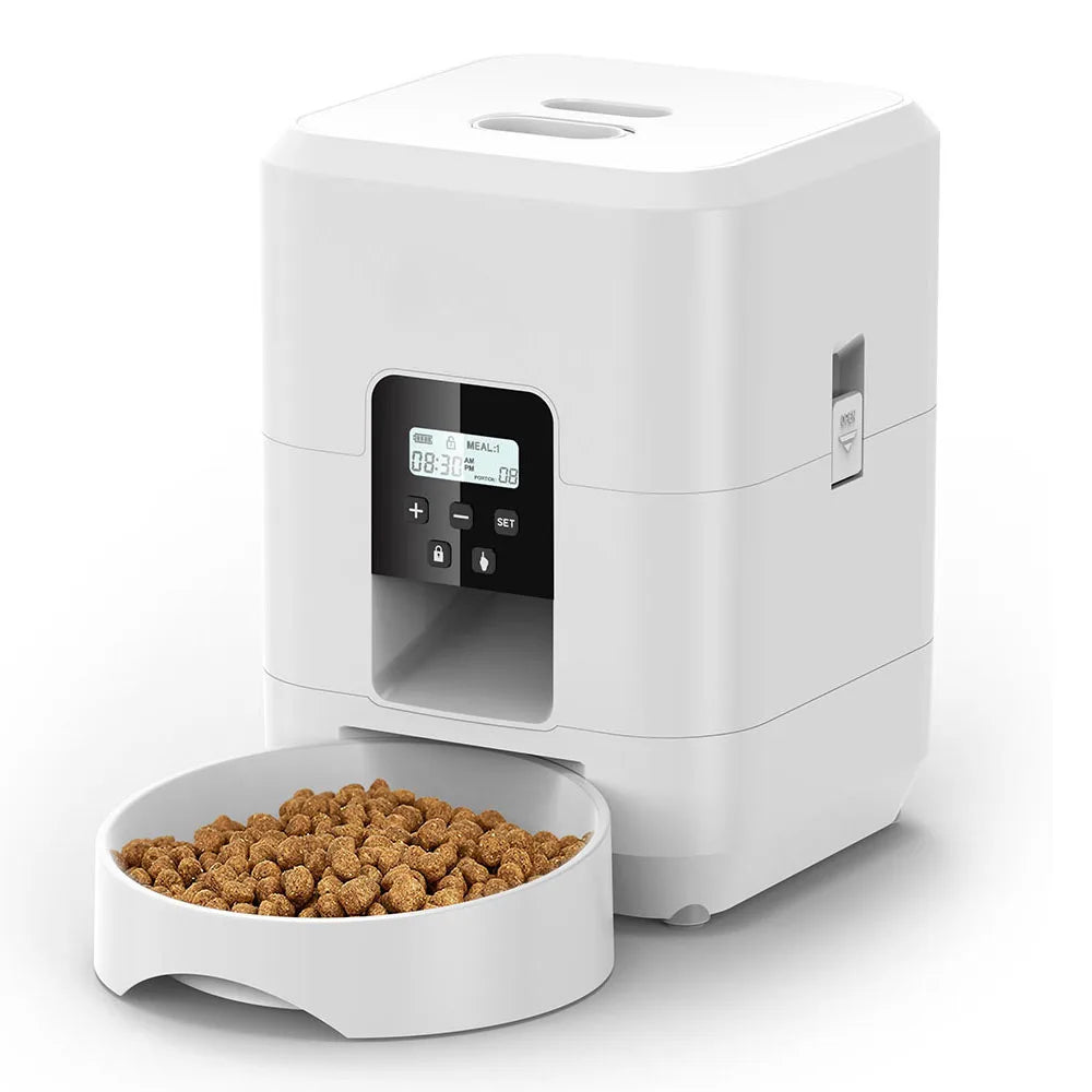 Smart Automatic Pet Feeder – Timed & Quantitative Food Dispenser for Cats & Dogs