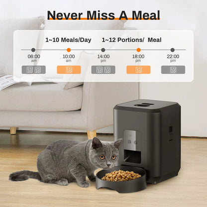 Smart Automatic Pet Feeder – Timed & Quantitative Food Dispenser for Cats & Dogs