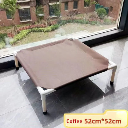 Elevated Folding Pet Camping Bed | Portable Washable Dog & Cat Hammock
