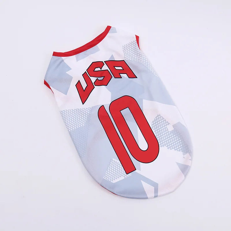 Sport Team Dog Vest | Breathable Mesh Pet Clothing