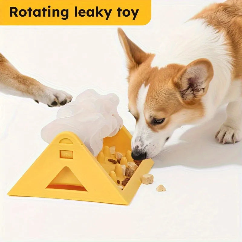 Interactive Dog Puzzle Feeder – Slow Feed Food Dispenser Toy with Leak-Proof Design