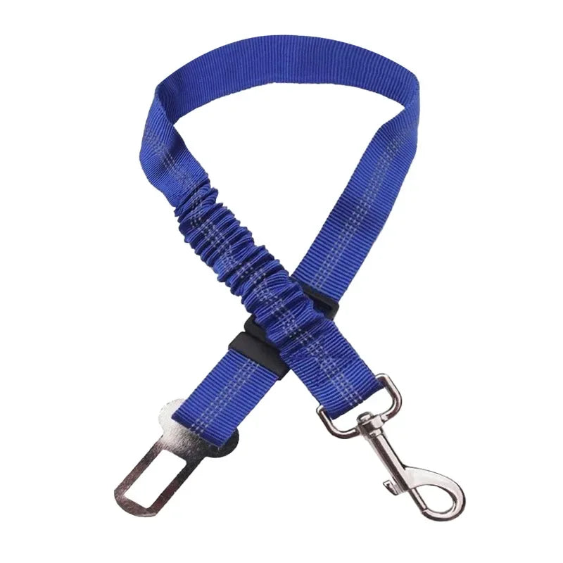 Reflective Dog Car Tether | Adjustable Safety Seat Belt Harness