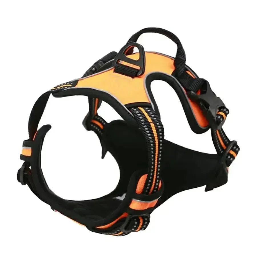Dog Vest Harness – Lightweight Adjustable Collar & Harness Set for Small & Medium Dogs
