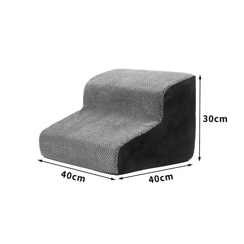 Non-Slip Pet Stairs – 2 & 3 Step Foam Steps for Dogs & Cats
